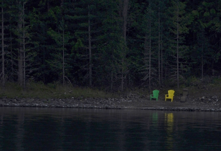 chairs across the water